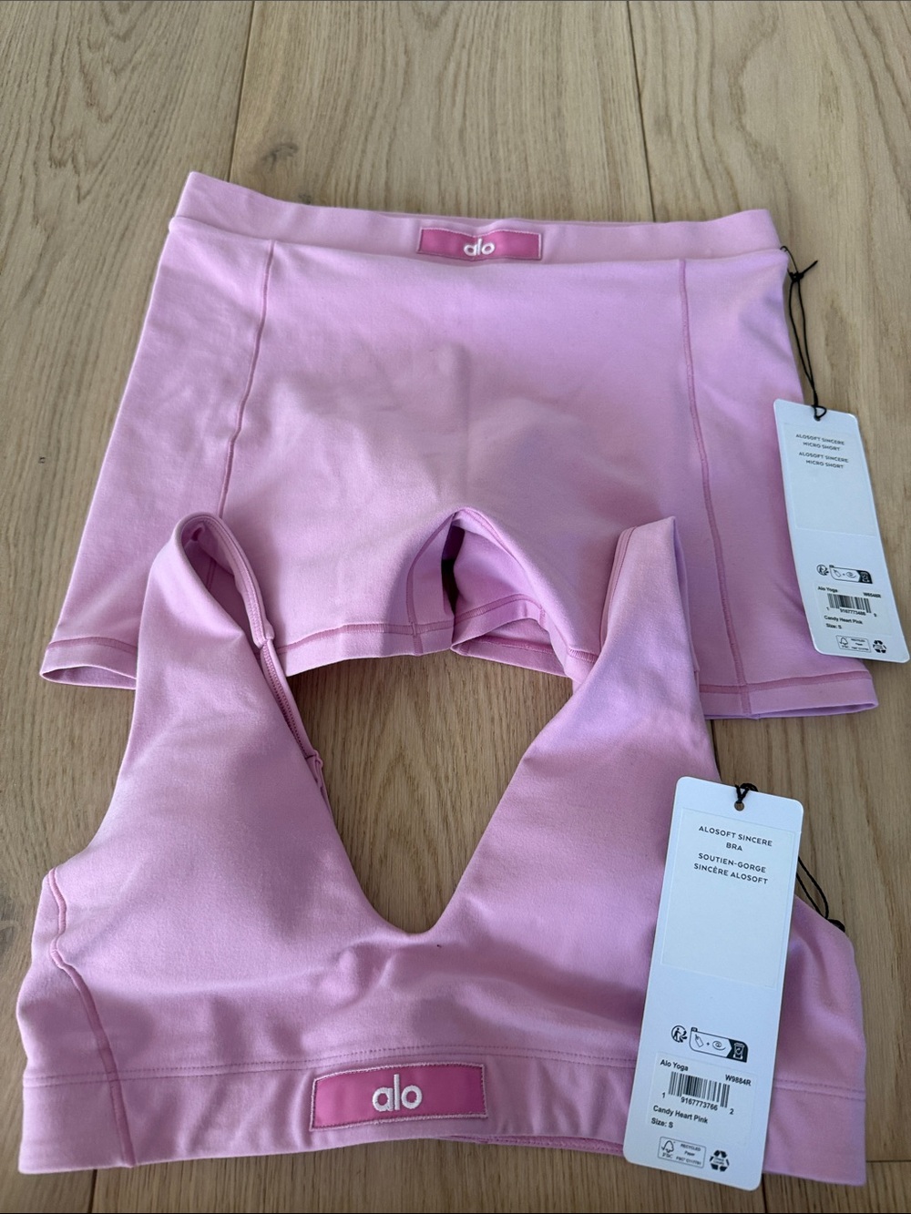 Alosoft Sincere Bra and shorts